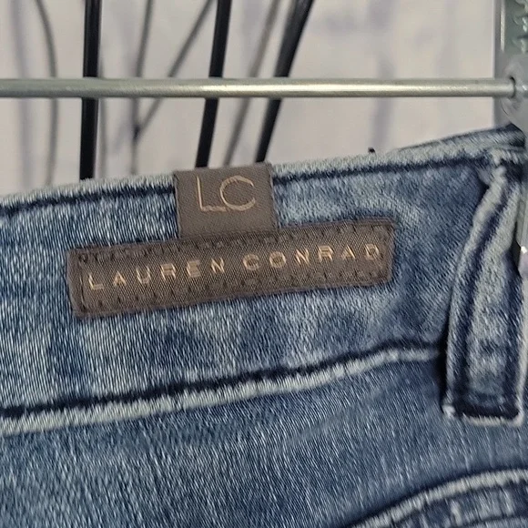 Lauren Conrad Boho Patchwork Wide Leg Jeans Size‎ 10 - Picture 7 of 10